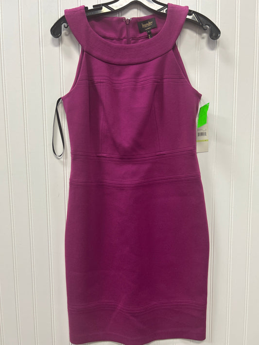 Dress Casual Midi By Laundry In Purple, Size:4 NWT
