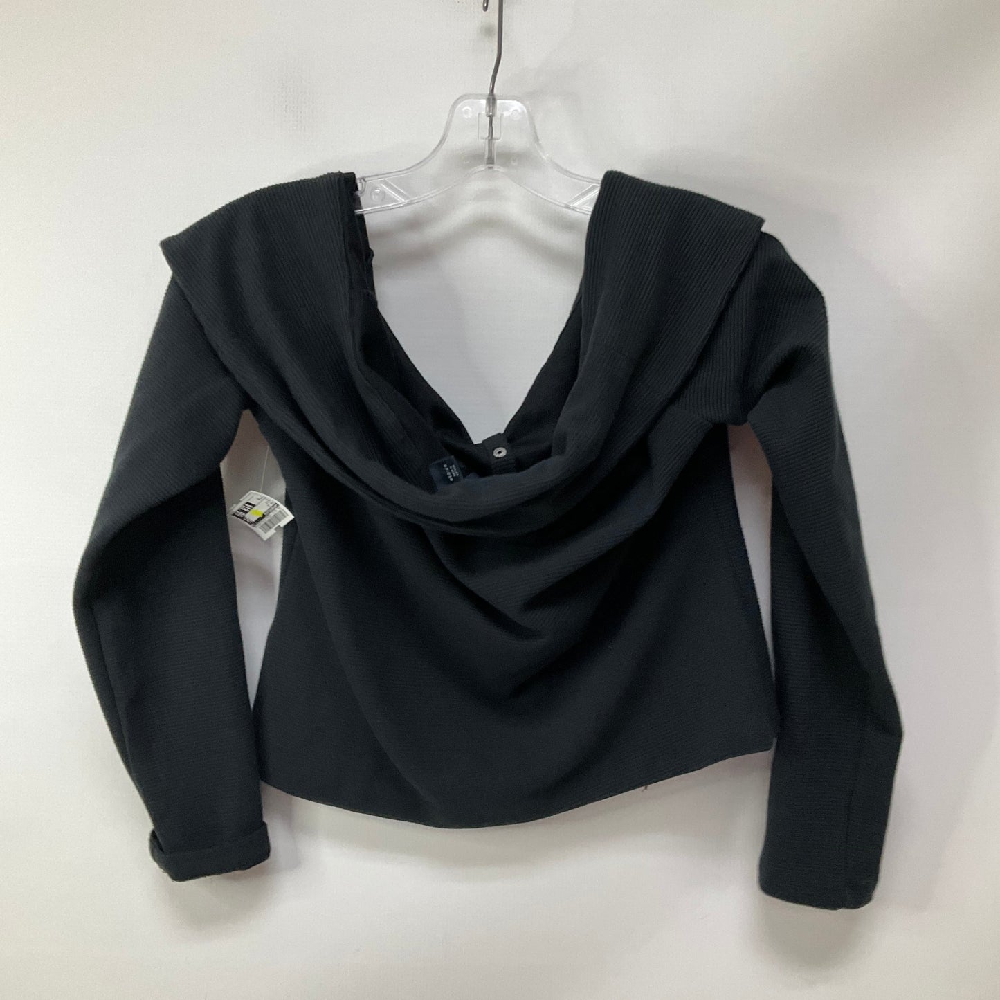 Top Long Sleeve By Anthropologie In Black, Size: M