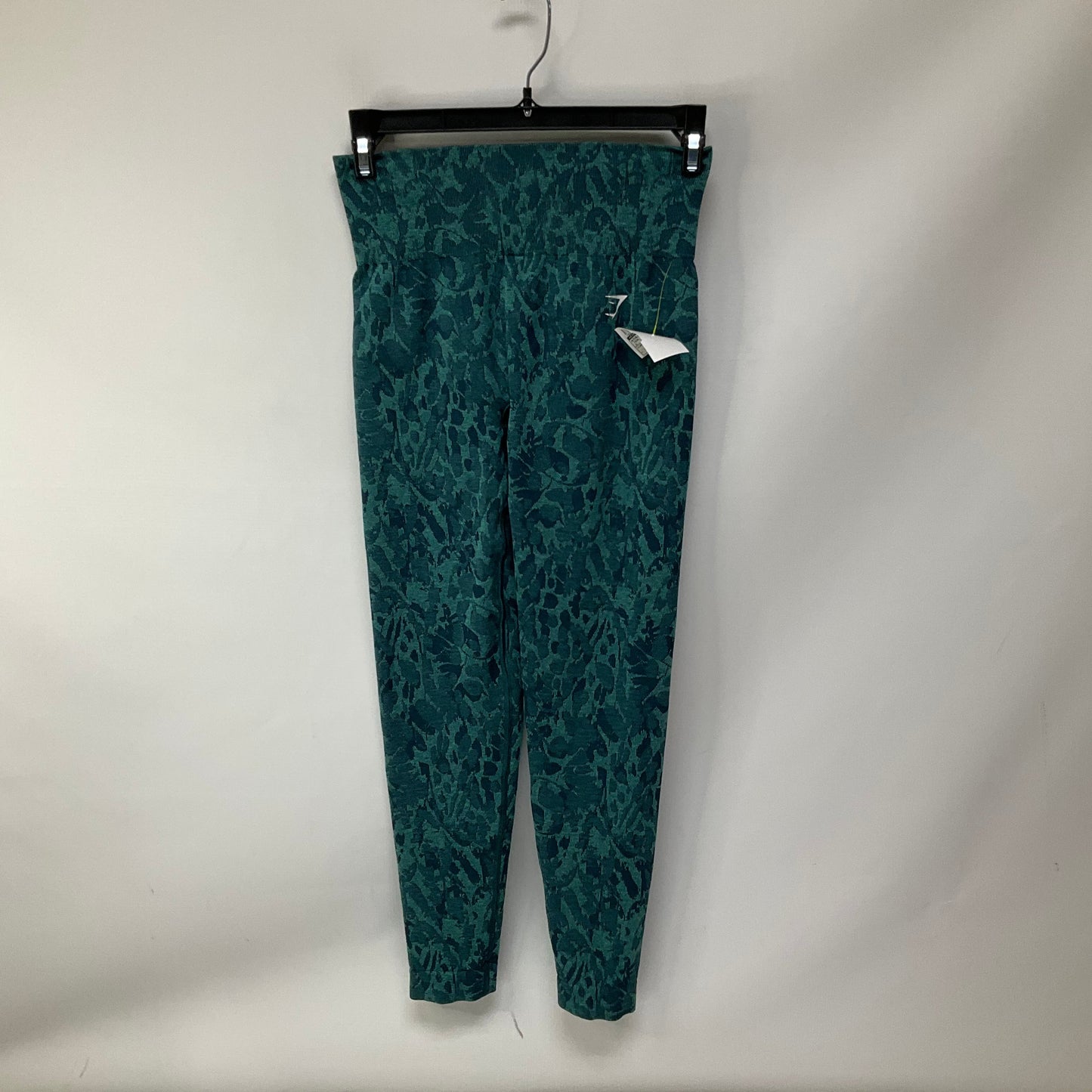 Athletic Leggings By Gym Shark In Teal, Size: S