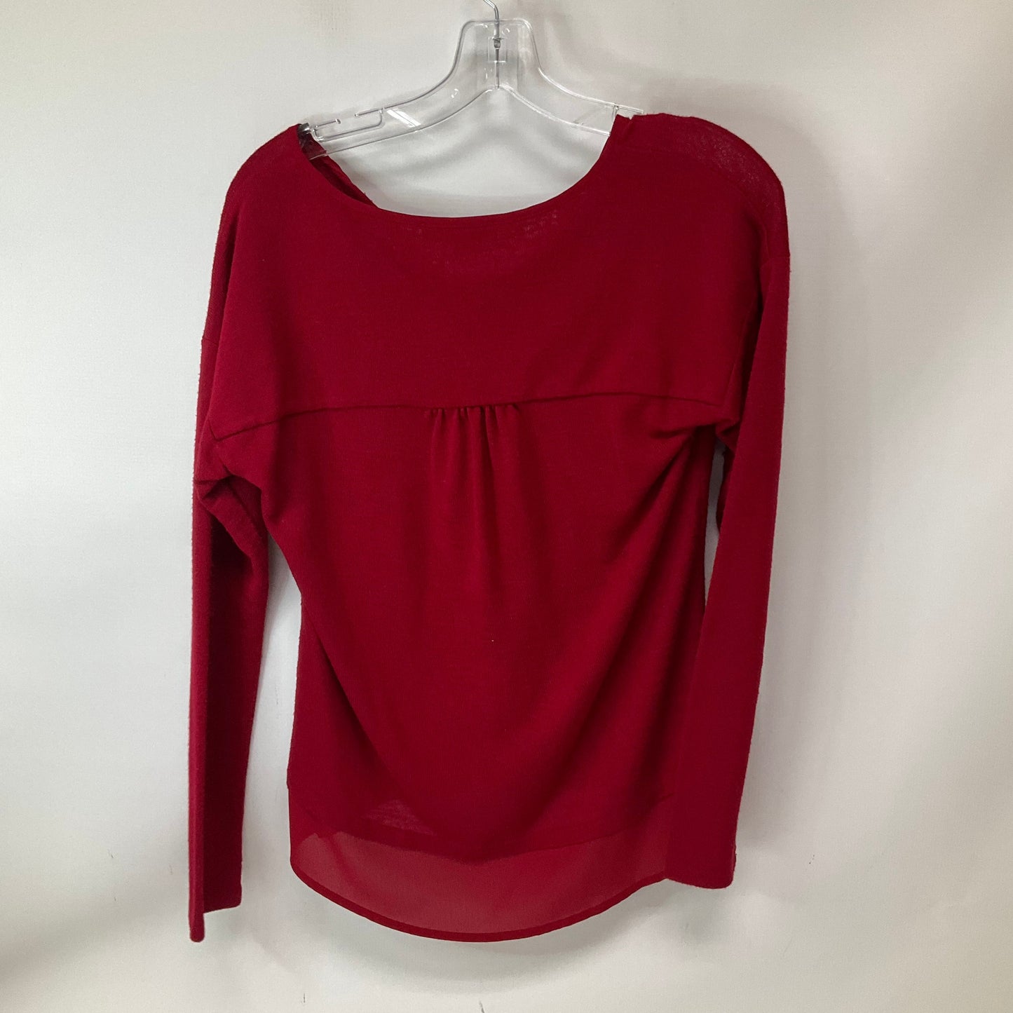 Top Long Sleeve By Sanctuary In Red, Size: S