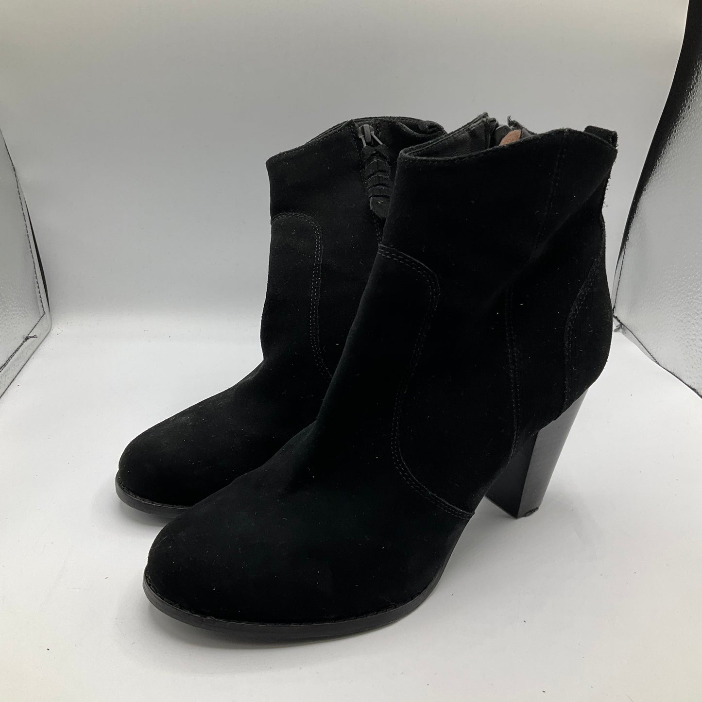 Boots Ankle Heels By Joie In Black, Size: 10