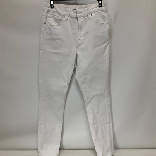 White Denim Jeans Skinny Good American, Size 8