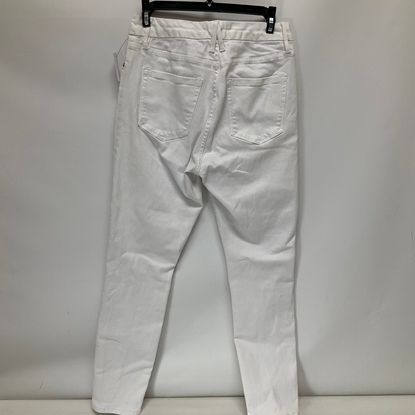 White Denim Jeans Skinny Good American, Size 8