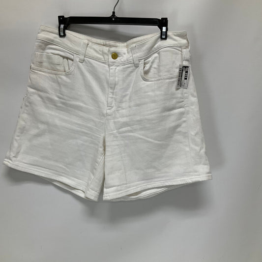 White Denim Shorts Anthropologie, Size 12