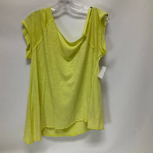 Yellow Top Short Sleeve We The Free, Size S