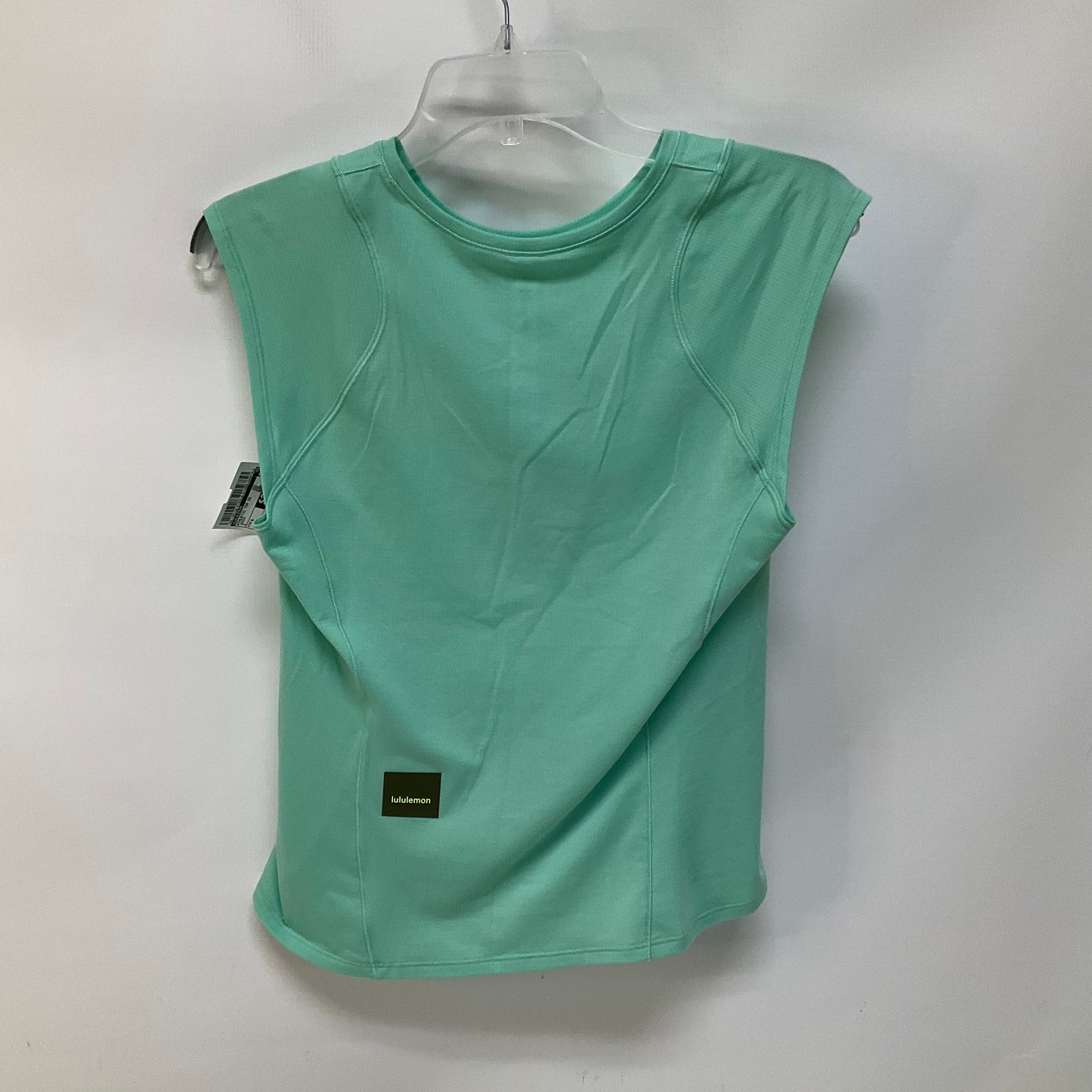 Green Athletic Top Short Sleeve Lululemon, Size 8