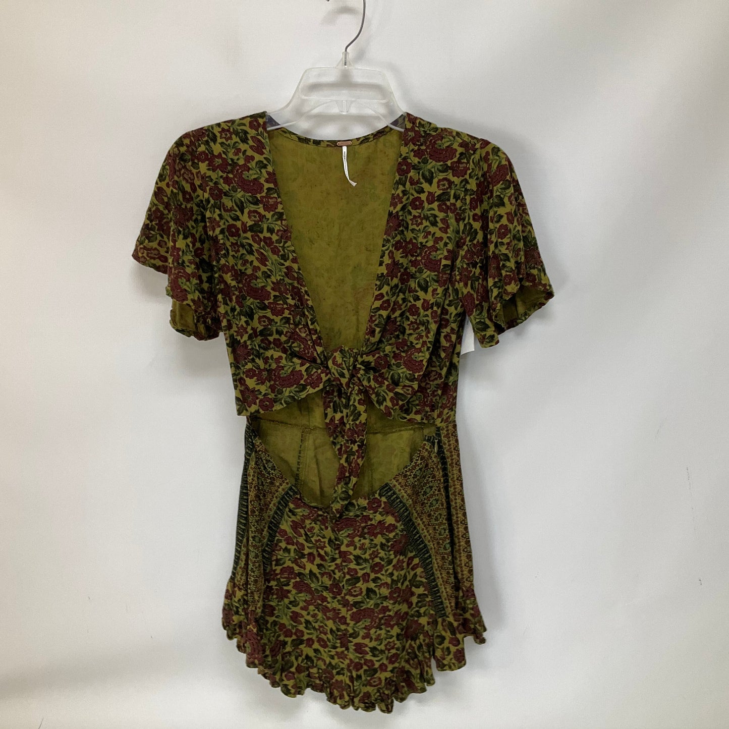 Green Romper Free People, Size 6