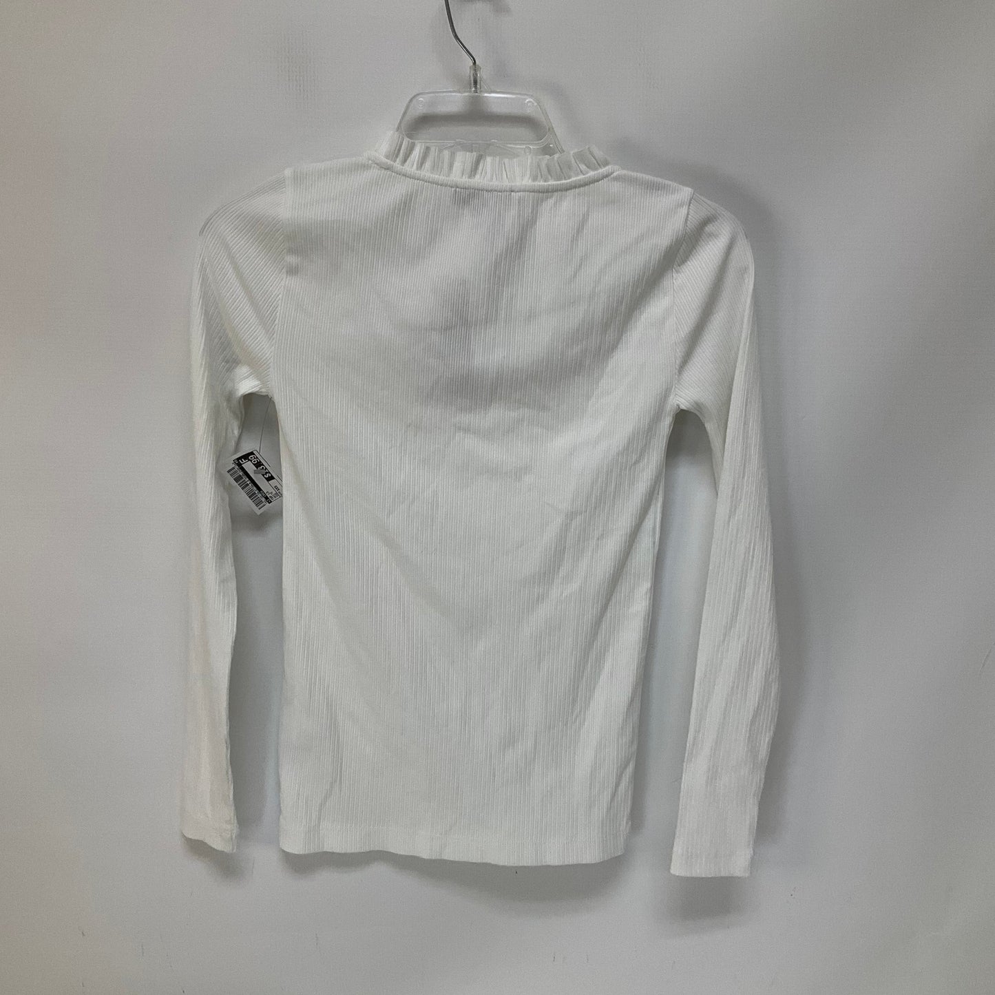 White Top Long Sleeve J. Crew, Size Xxs