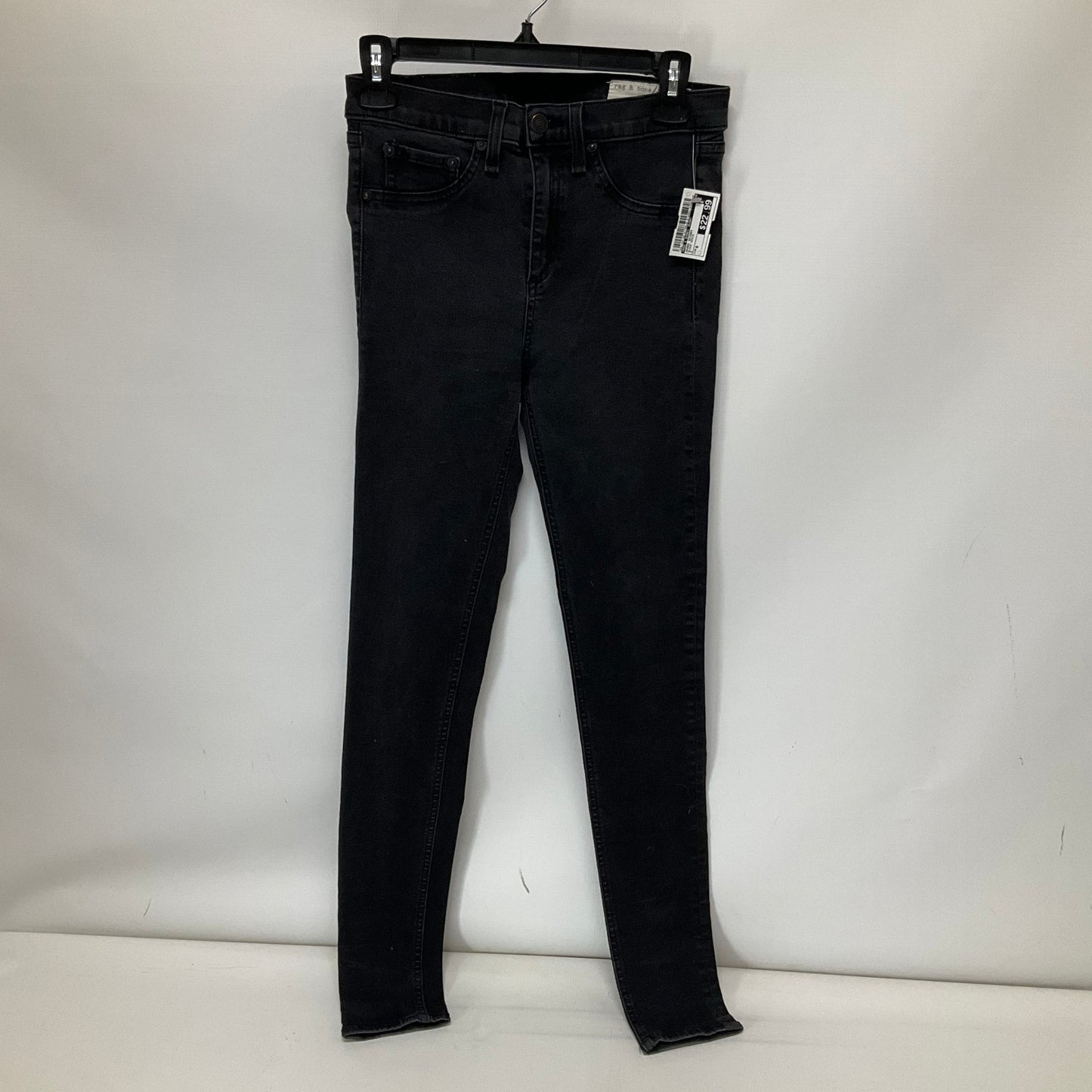 Black Denim Jeans Skinny Rag & Bones Jeans, Size 6