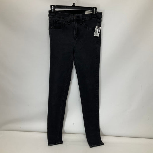 Black Denim Jeans Skinny Rag & Bones Jeans, Size 6