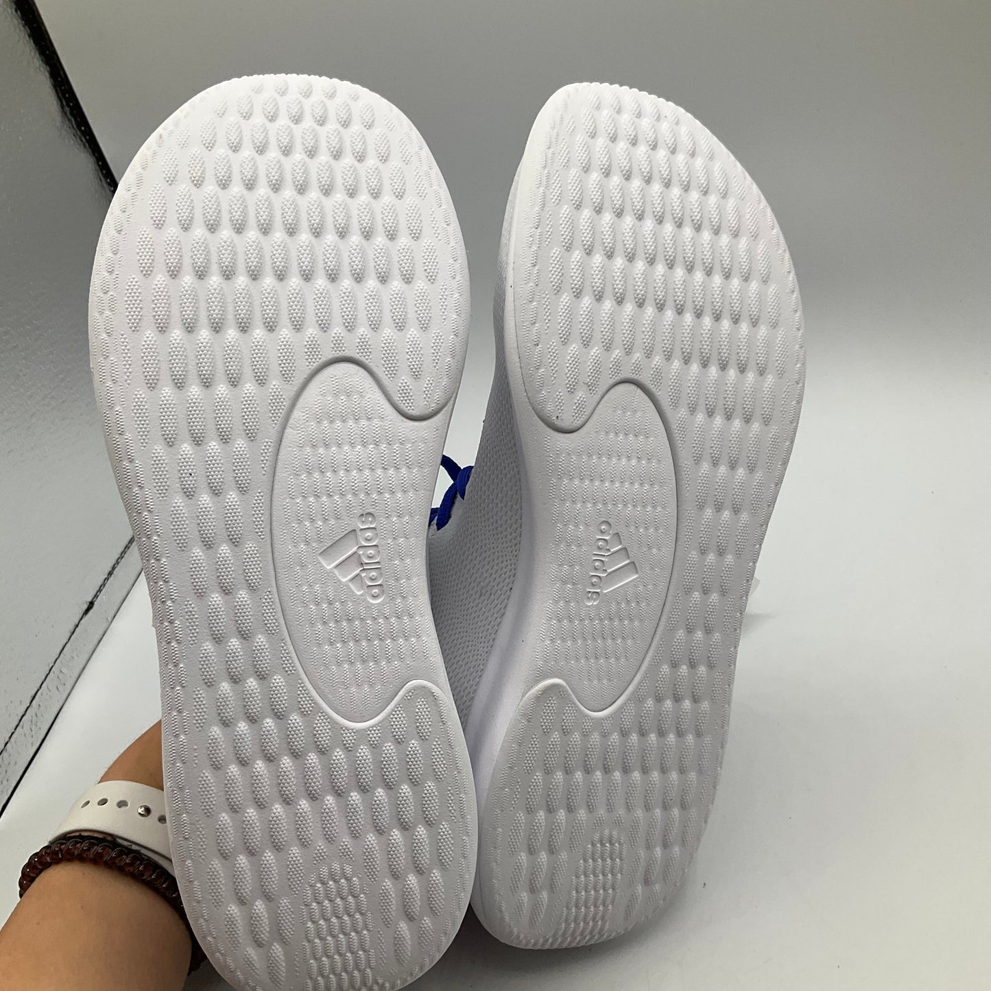 White Shoes Athletic Adidas, Size 7
