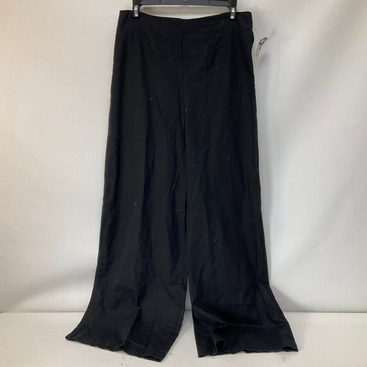 Black Pants Linen Cmb, Size 8