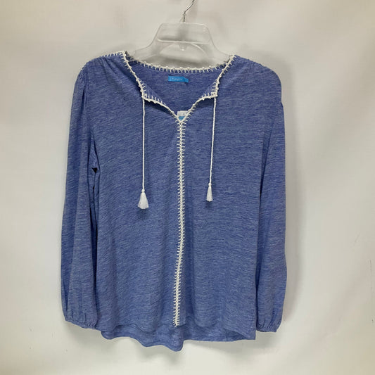 Blue Top Long Sleeve J Mclaughlin, Size S