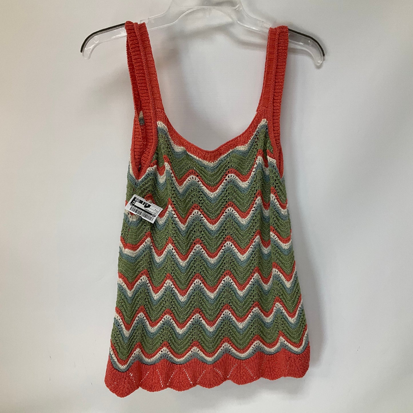 Multi-colored Top Sleeveless Pol, Size S