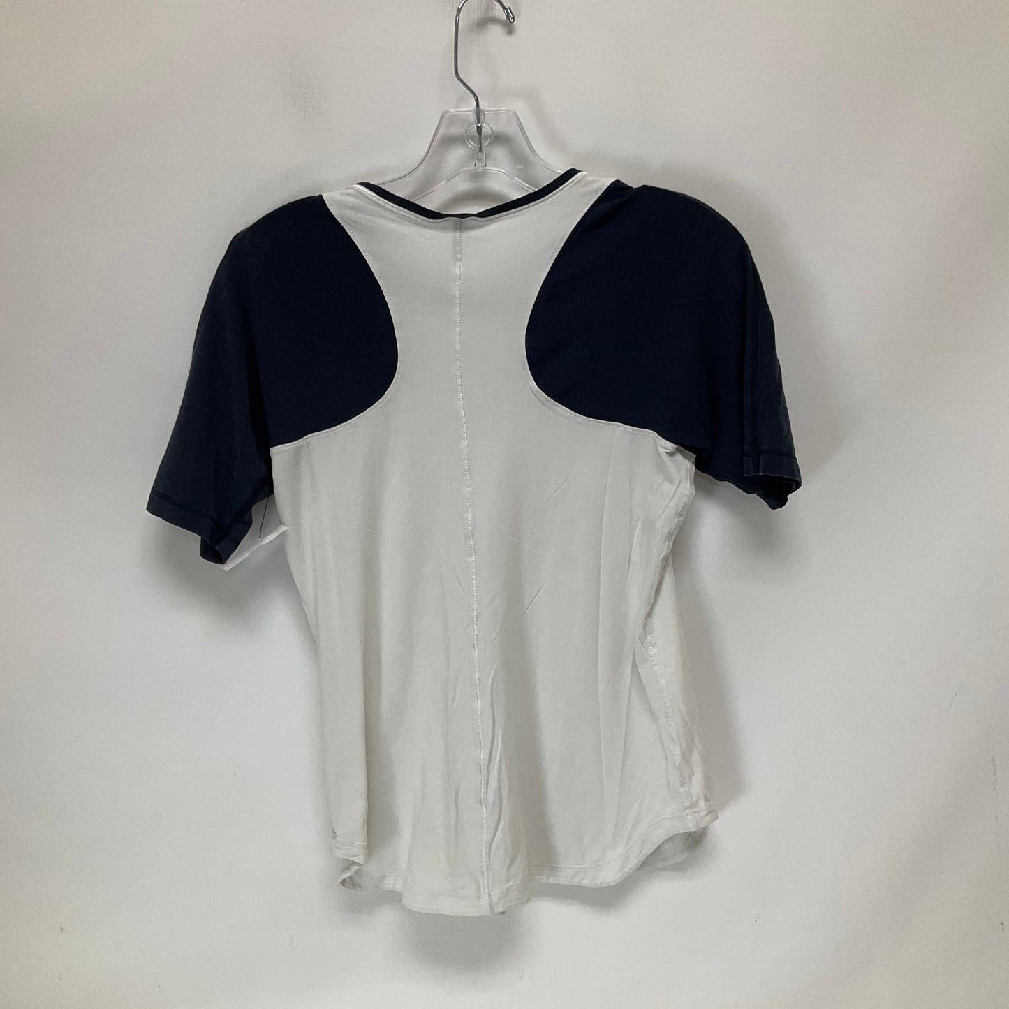 White Athletic Top Short Sleeve Lululemon, Size 6