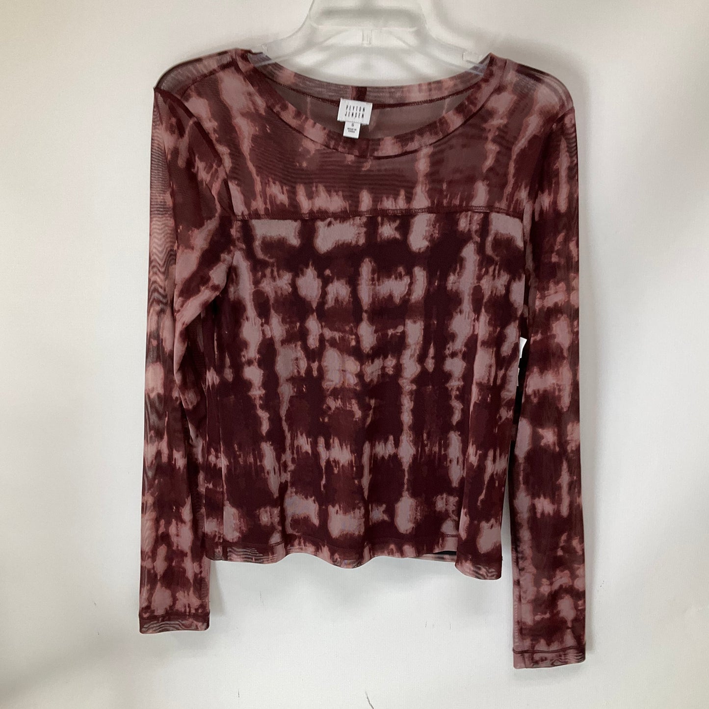 Top Long Sleeve By Peyton Jensen In Red, Size: S