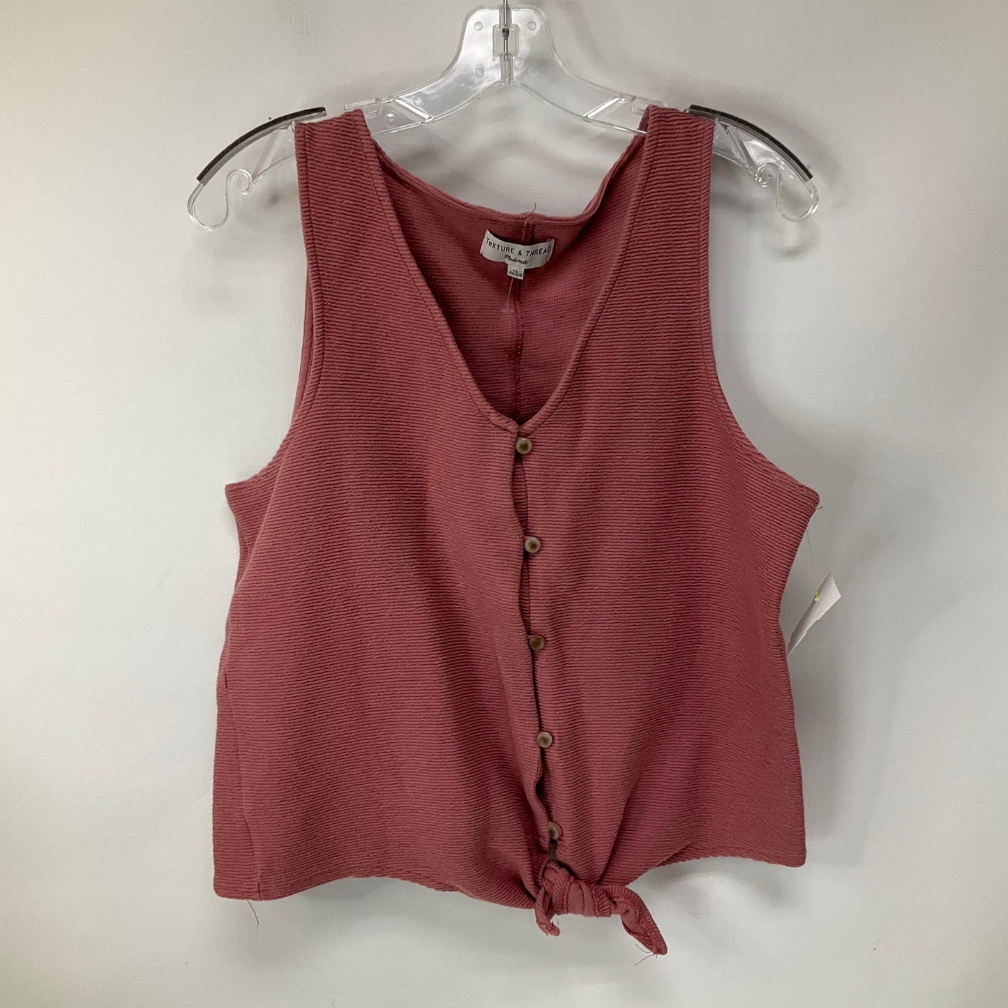 Top Sleeveless By Madewell In Pink, Size: Xl