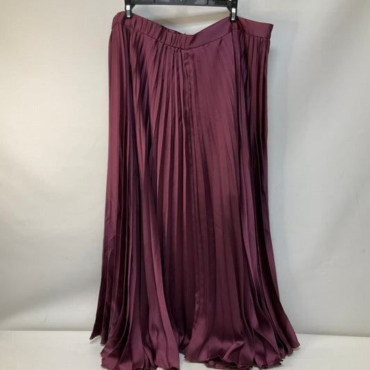 Skirt Maxi By Abercrombie And Fitch In Purple, Size: Xl