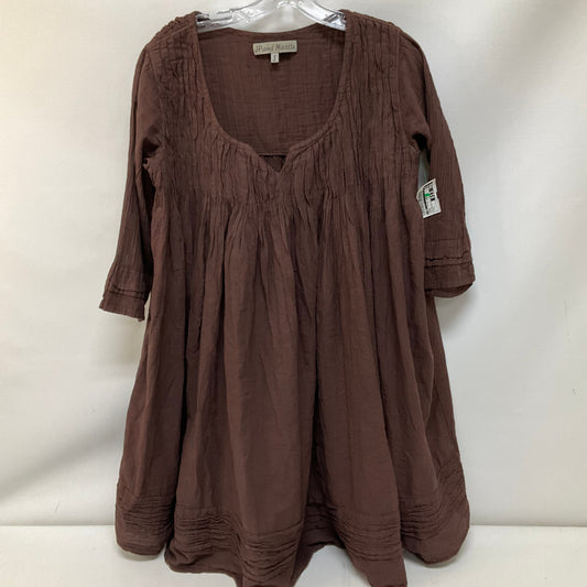 Dress Casual Short By Cmb In Brown, Size: S