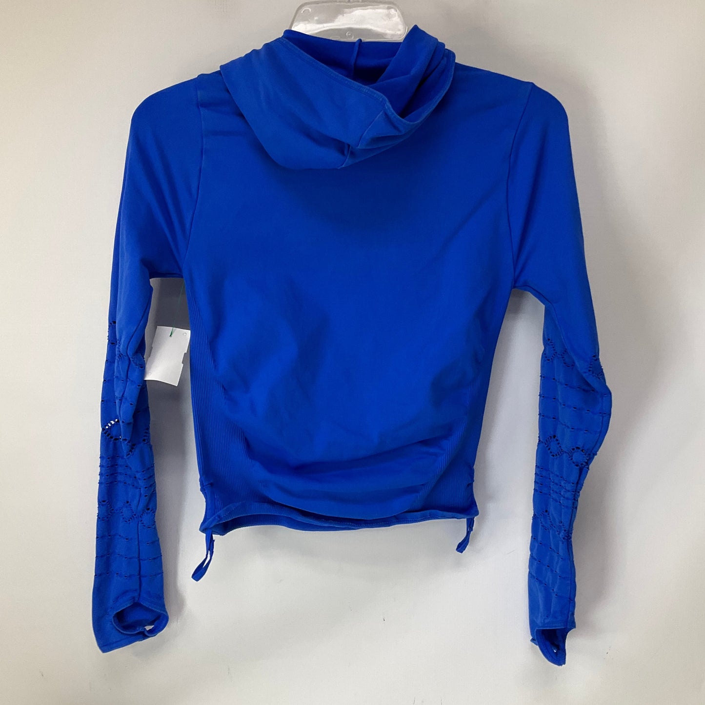 Athletic Top Long Sleeve Collar By Free People In Blue, Size: Xs