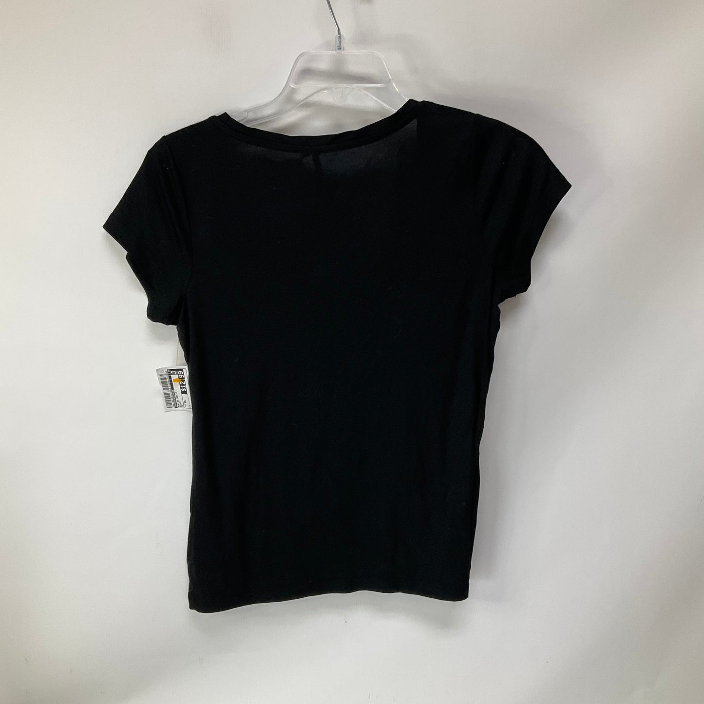 Top Short Sleeve Basic By Anthropologie In Black, Size: Xs