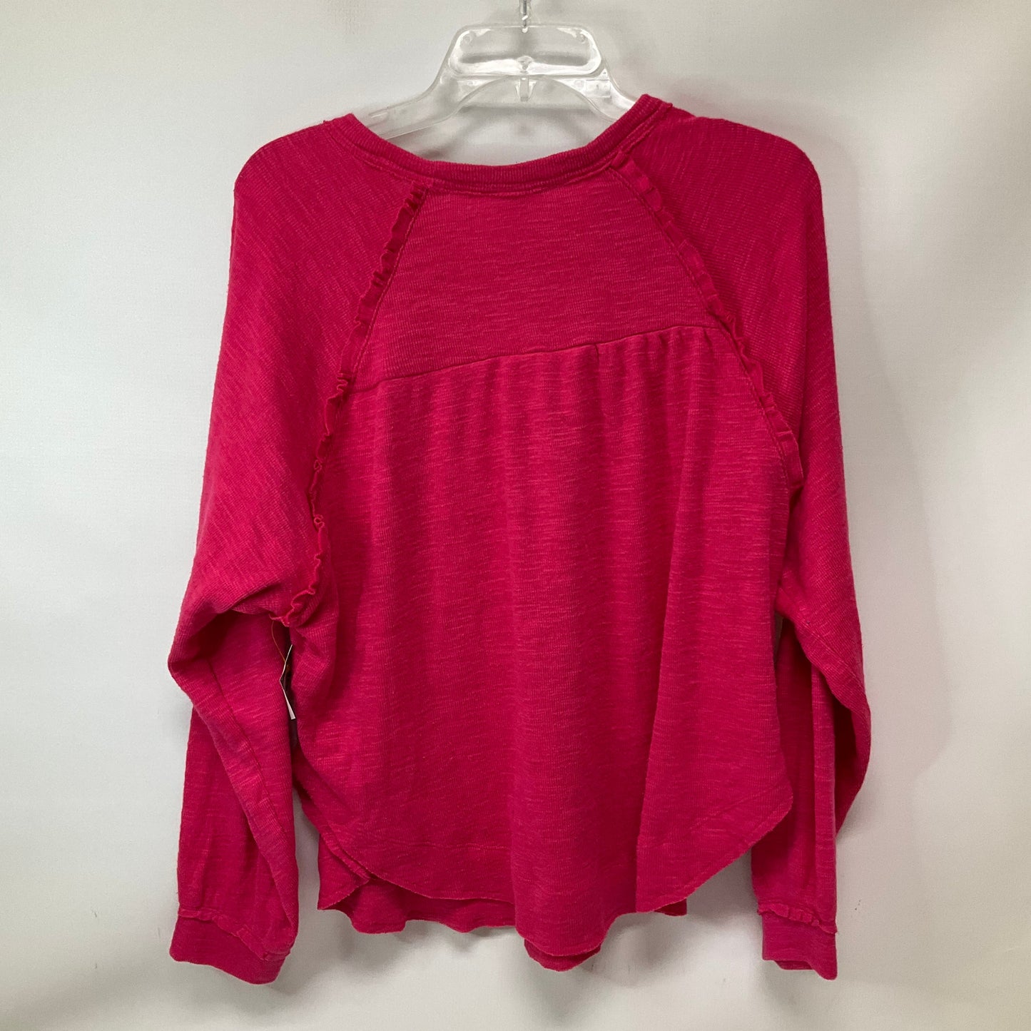 Top Long Sleeve By Pilcro In Pink, Size: S