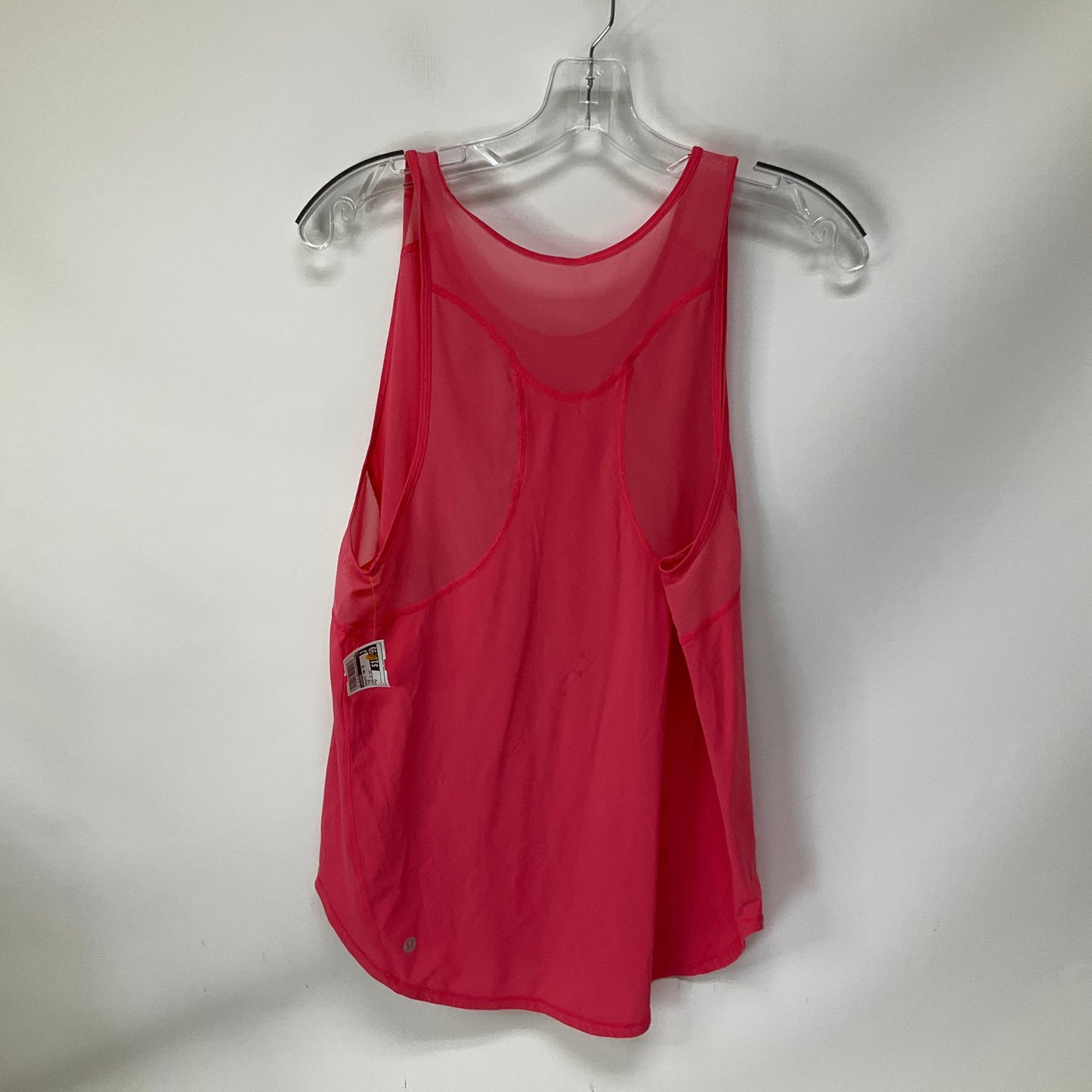 Athletic Tank Top By Lululemon In Pink, Size: 8