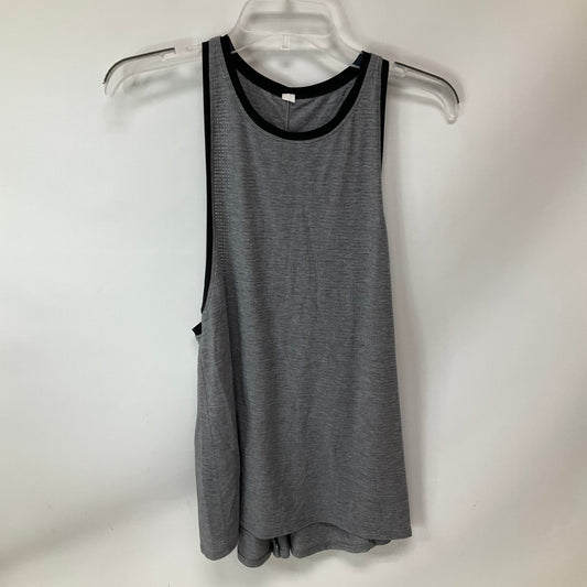 Athletic Tank Top By Lululemon In Grey, Size: 6