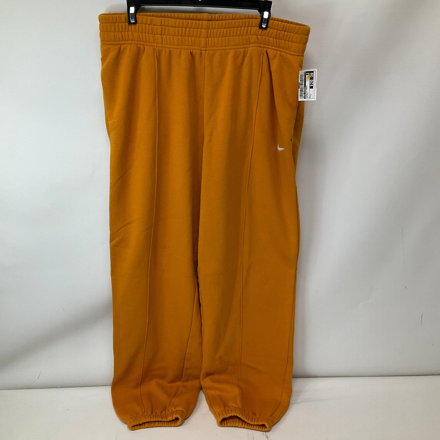 Athletic Pants By Nike Apparel In Yellow, Size: L