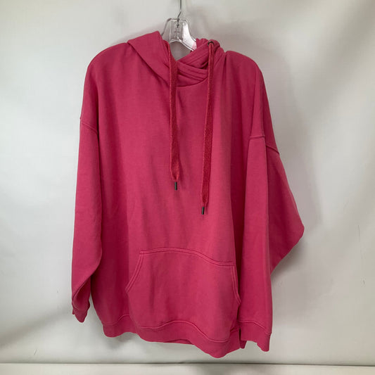 Sweatshirt Hoodie By Aerie In Pink, Size: L