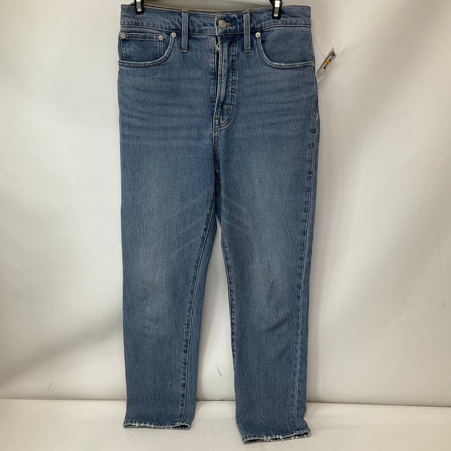 Jeans Straight By Madewell In Blue Denim, Size: 6