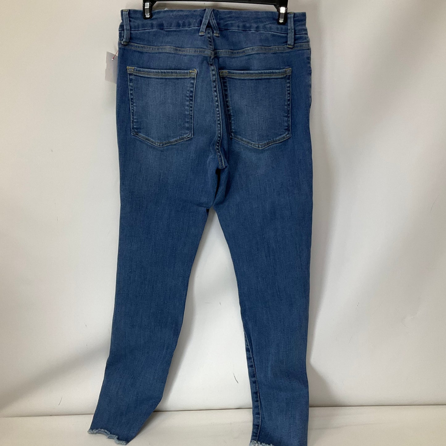 Jeans Skinny By Good American In Blue Denim, Size: 10