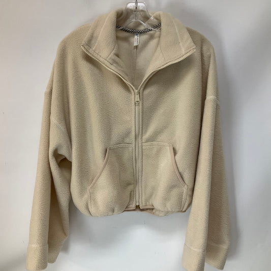 Athletic Jacket By Free People In Tan, Size: S