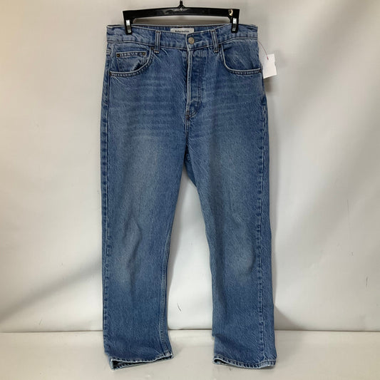 Jeans Straight By Reformation In Blue Denim, Size: 6