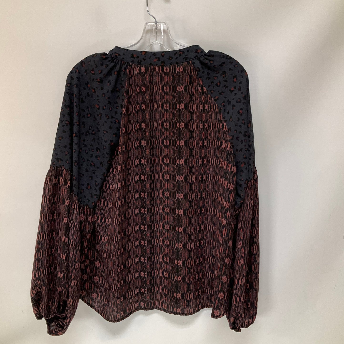 Top Long Sleeve By Anthropologie In Multi-colored, Size: M