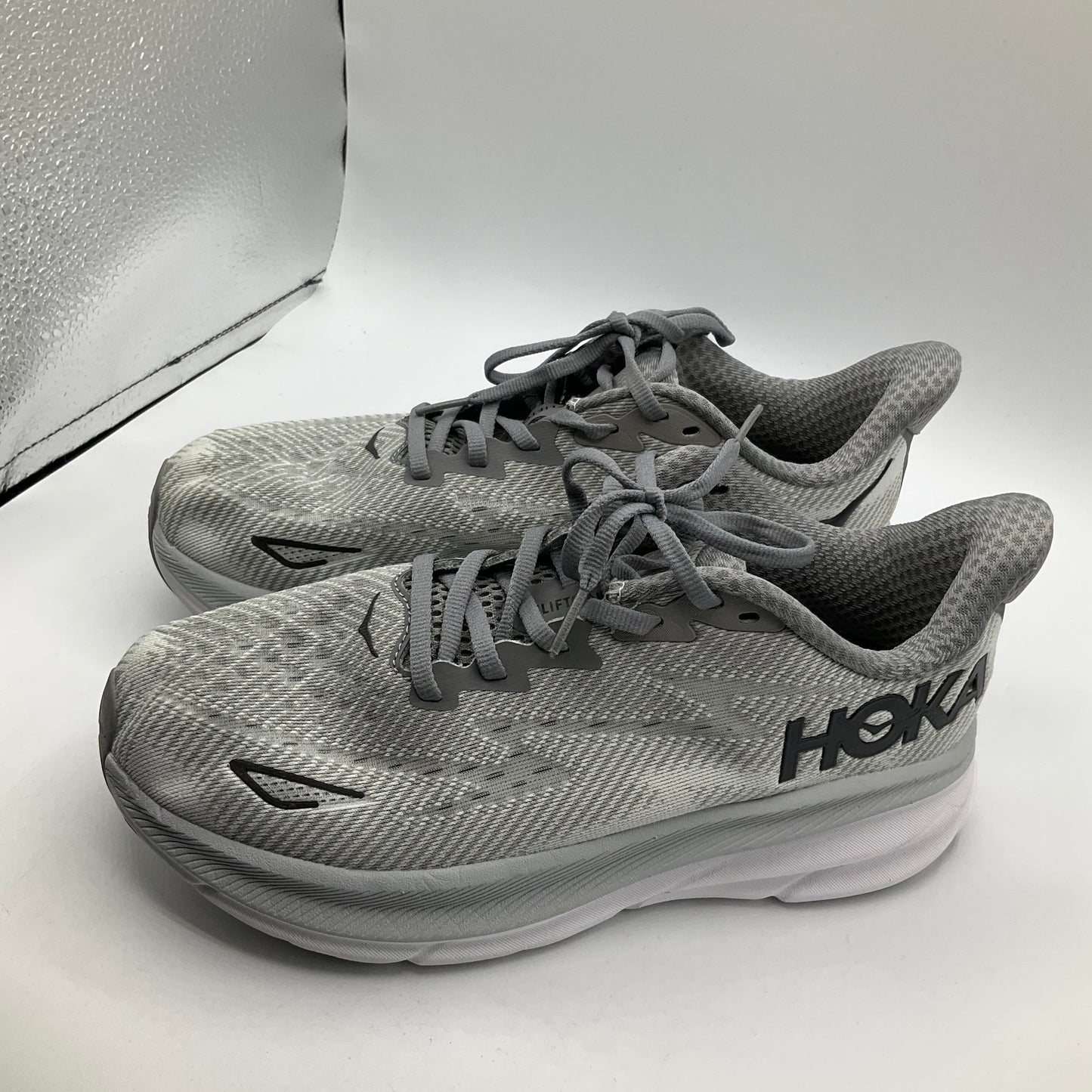 Shoes Athletic By Hoka In Grey, Size: 7