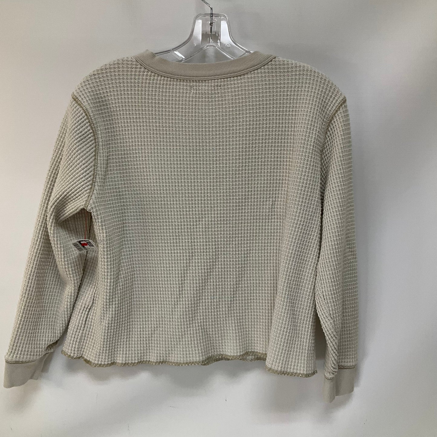 Top Long Sleeve By Madewell In Cream, Size: S