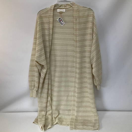 Cardigan By Anthropologie In Tan, Size: Osfm