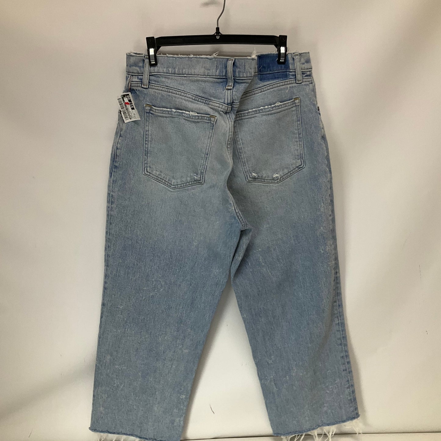 Jeans Straight By Abercrombie And Fitch In Blue Denim, Size: 14