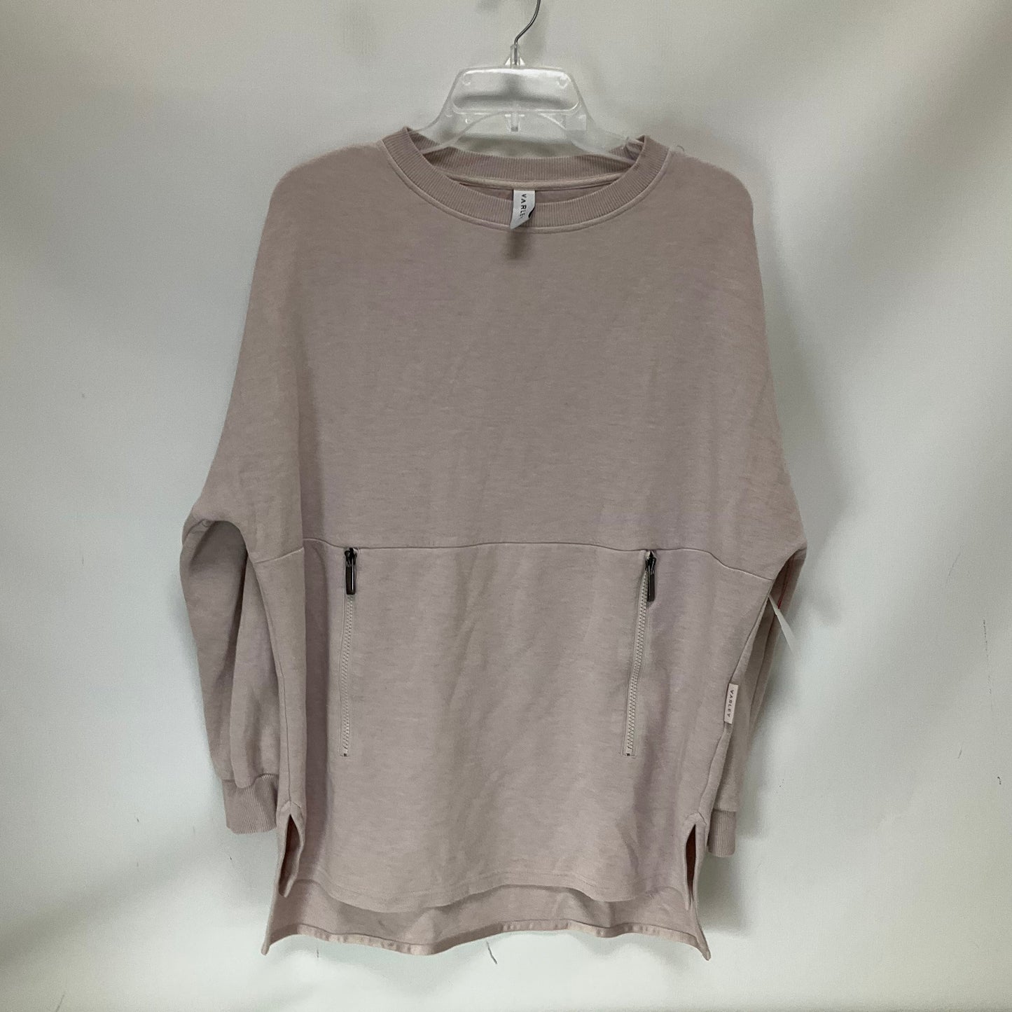 Athletic Sweatshirt Crewneck By Varley In Pink, Size: S