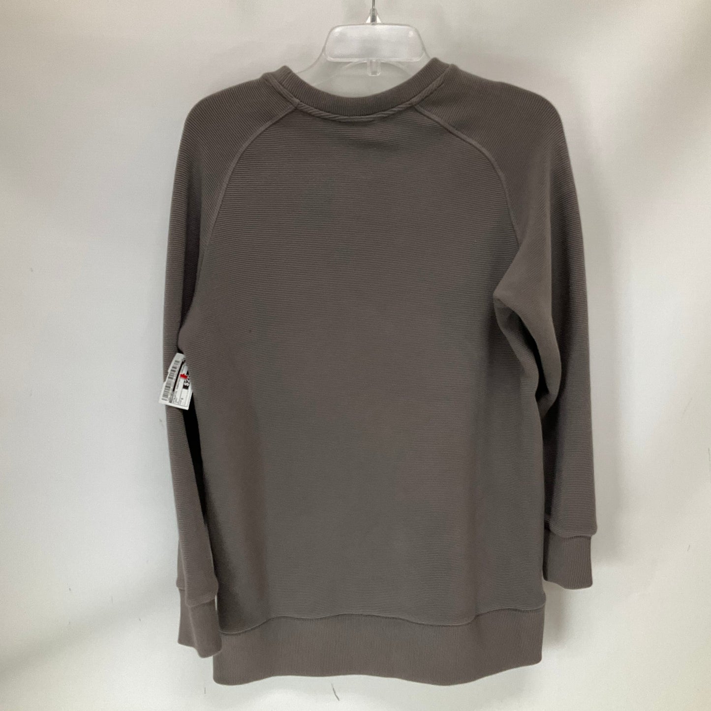 Athletic Sweatshirt Crewneck By Varley In Grey, Size: S