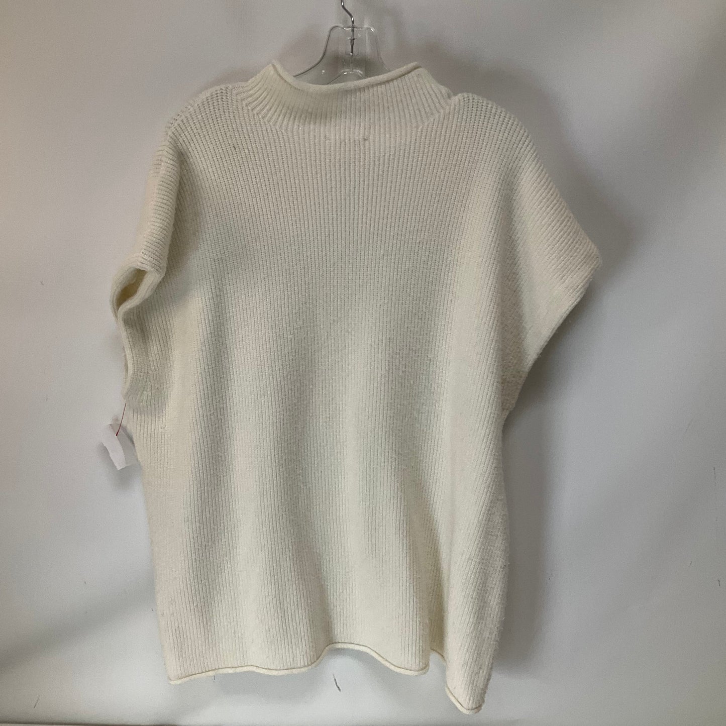 Vest Sweater By Anthropologie In Cream, Size: Xl