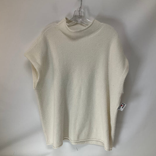 Vest Sweater By Anthropologie In Cream, Size: Xl