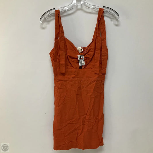 Dress Casual Short By Monteau In Orange, Size: M