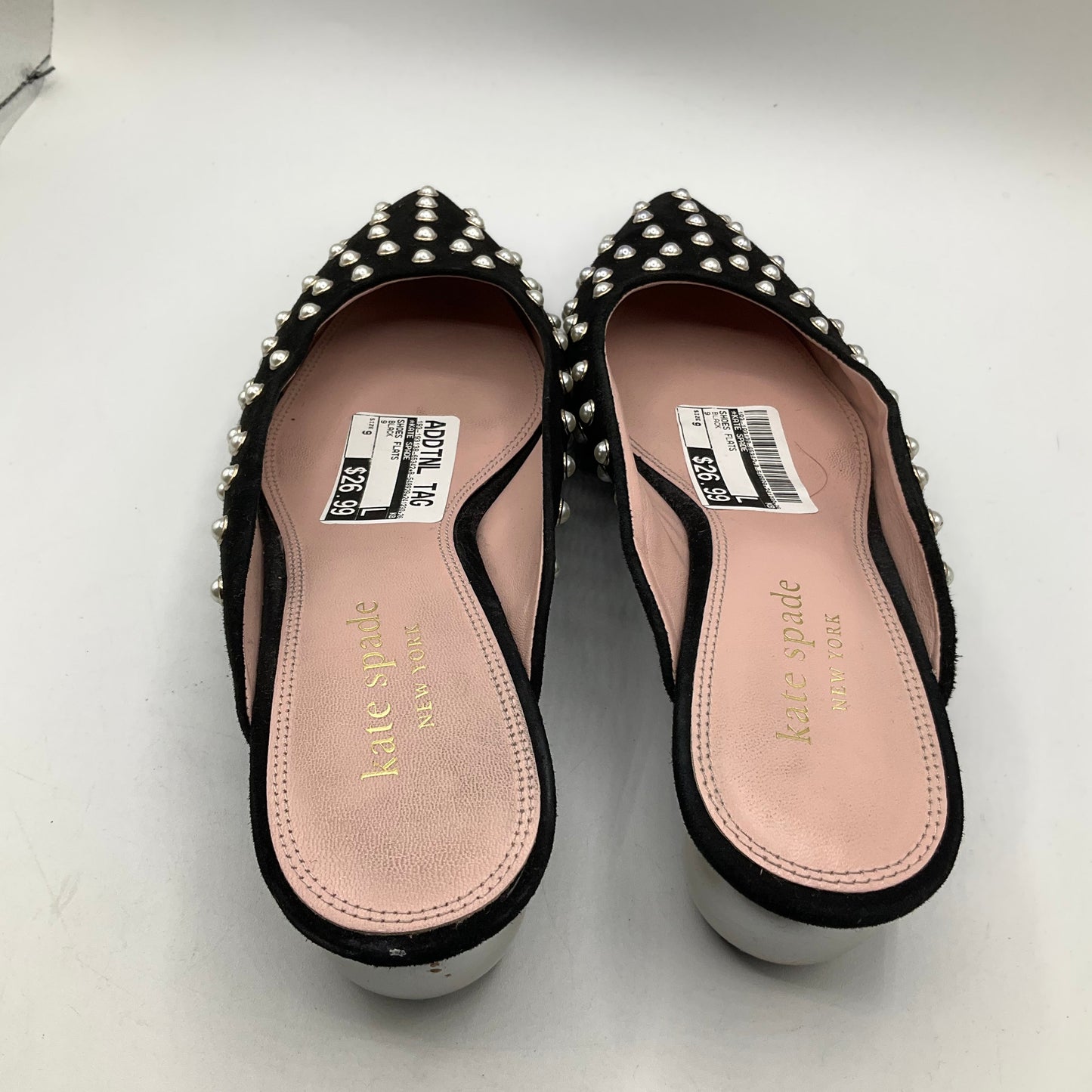 Shoes Flats By Kate Spade In Black, Size: 9