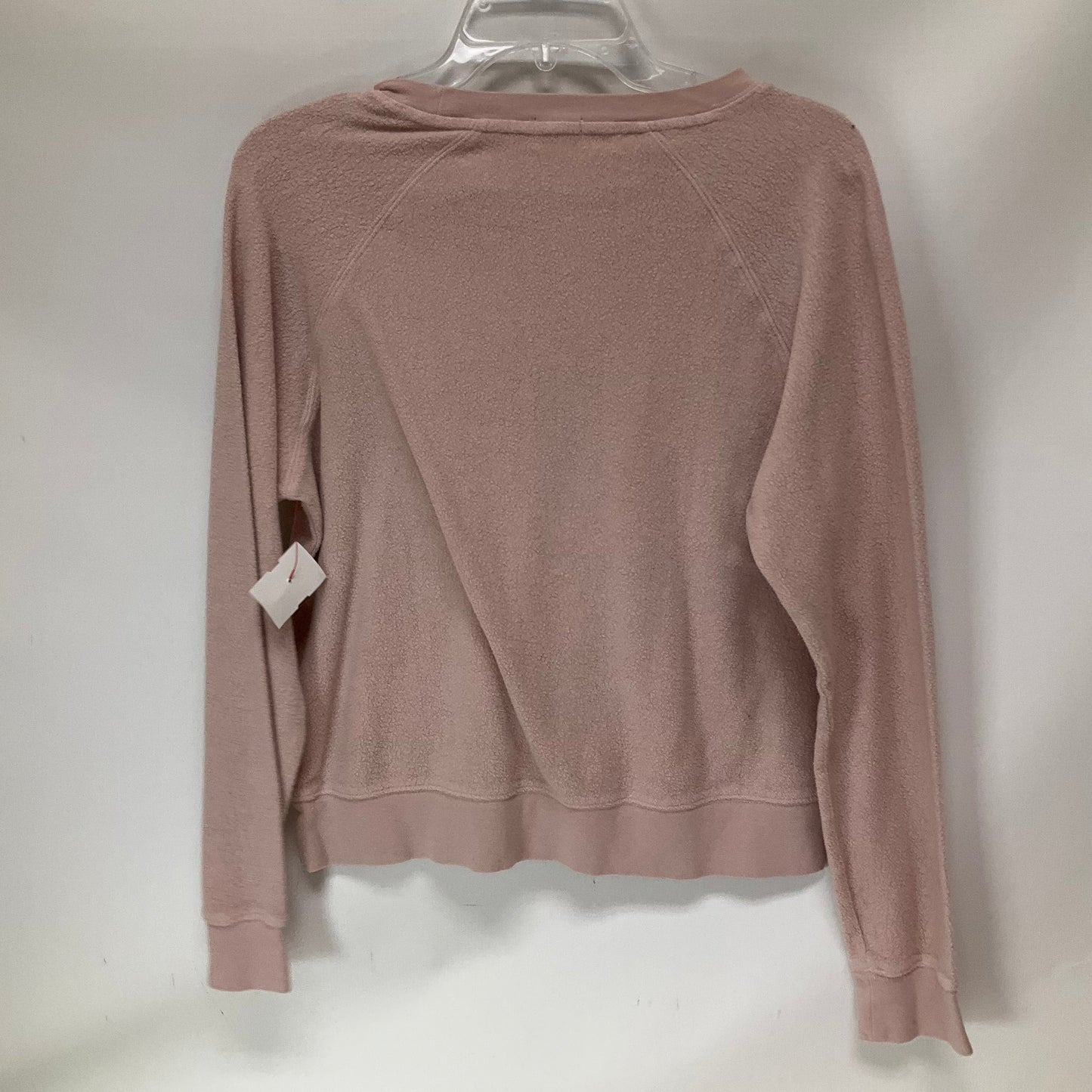 Top Long Sleeve By Faherty In Pink, Size: M