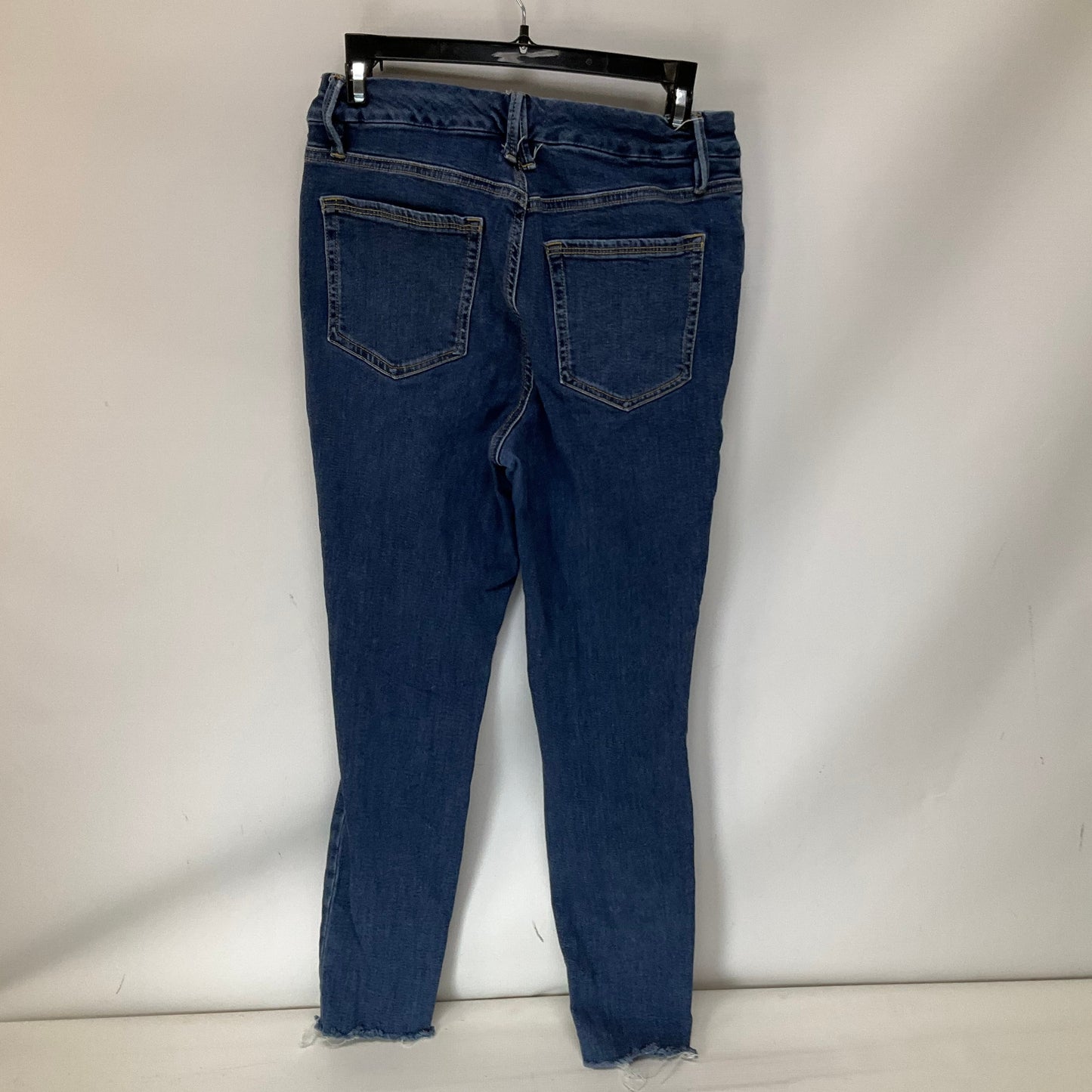 Jeans Skinny By Good American In Blue Denim, Size: 8