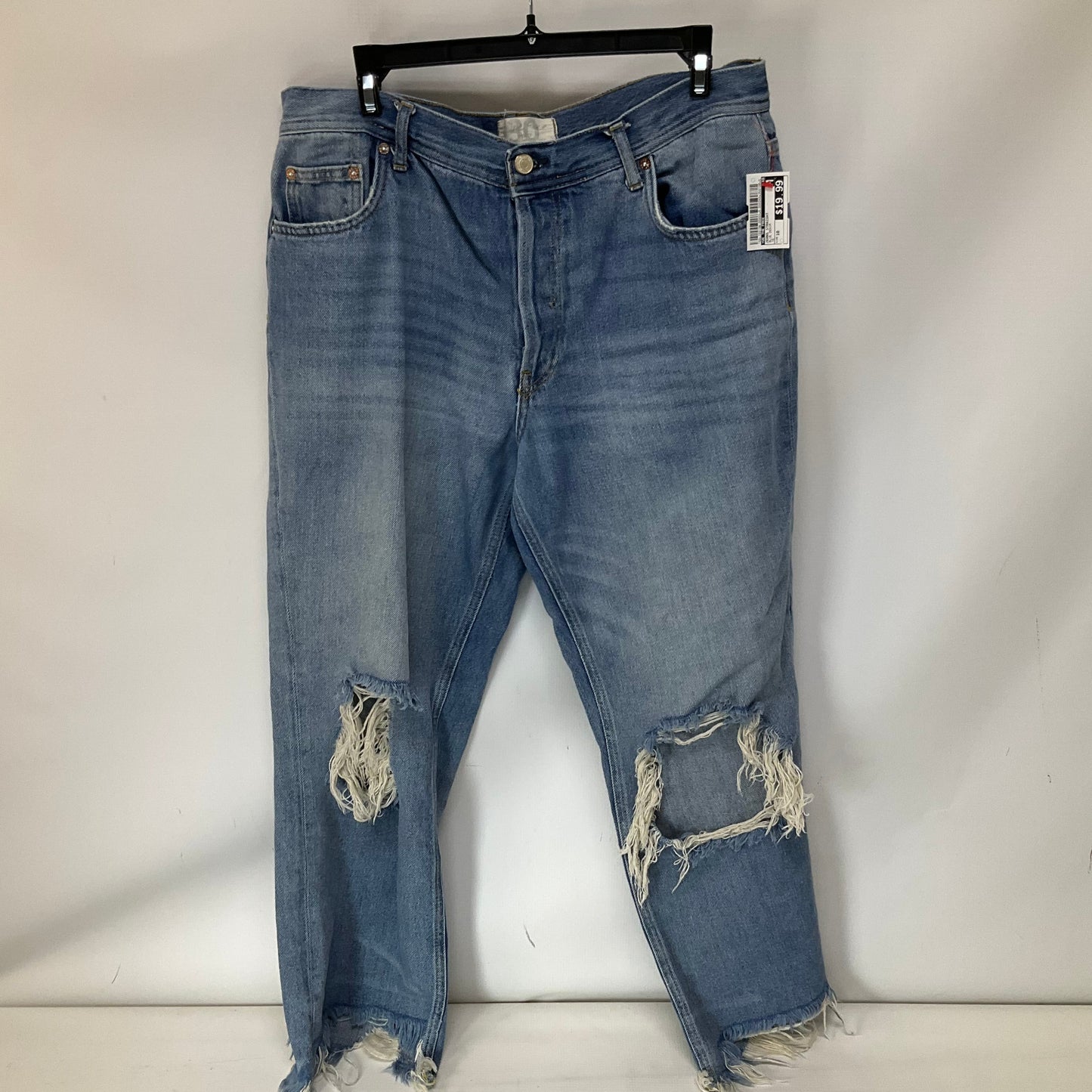 Jeans Straight By We The Free In Blue Denim, Size: 10