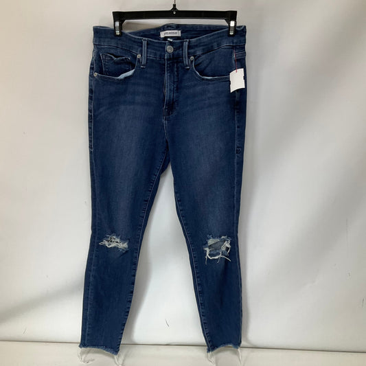 Jeans Skinny By Good American In Blue Denim, Size: 8