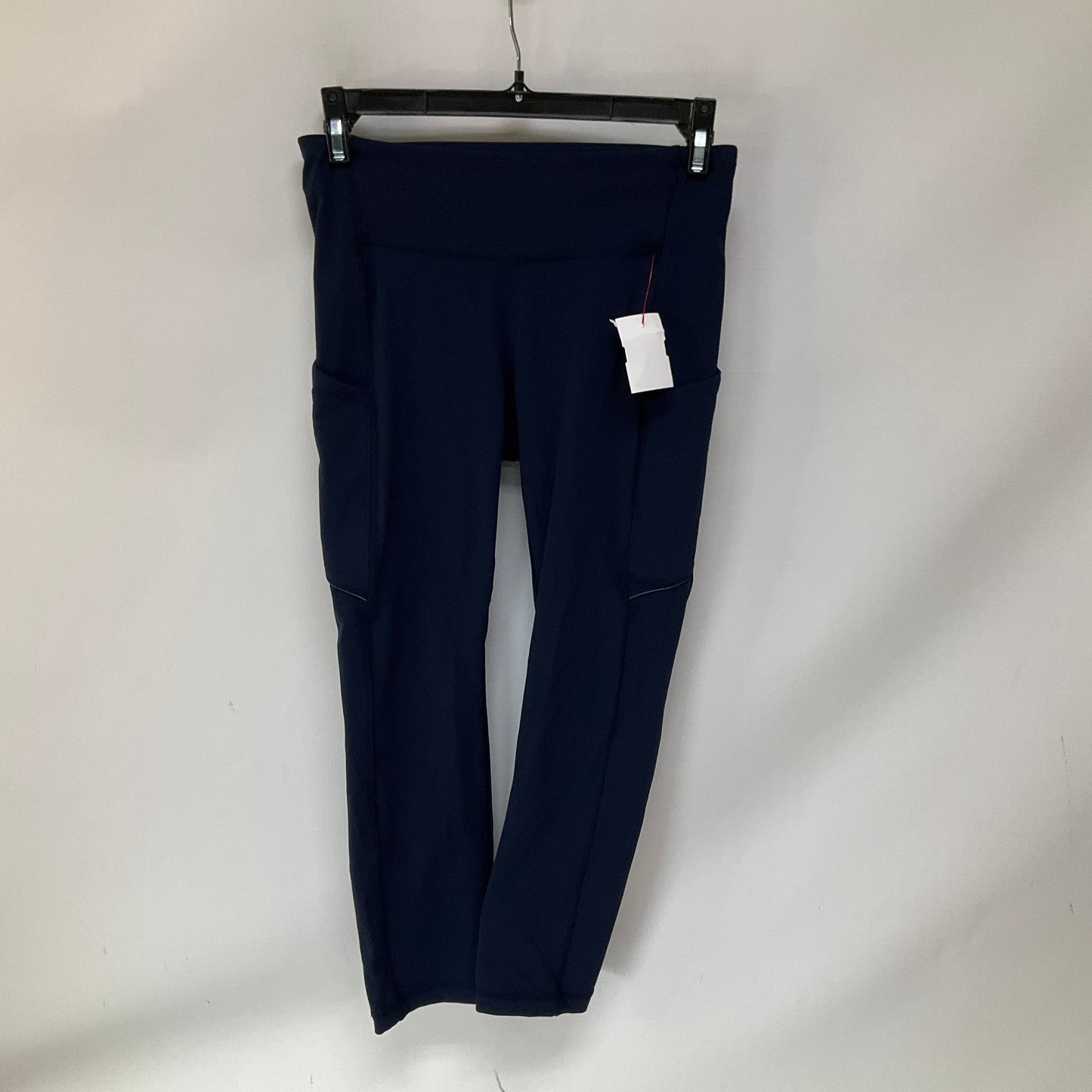 Athletic Leggings Capris By Lululemon In Navy, Size: 4